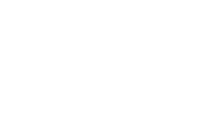 White silhouette of a city skyline with various building shapes on a black background.
